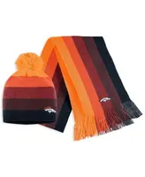 Los Angeles Rams WEAR by Erin Andrews Women's Ombre Pom Knit Hat and Scarf  Set - Gold