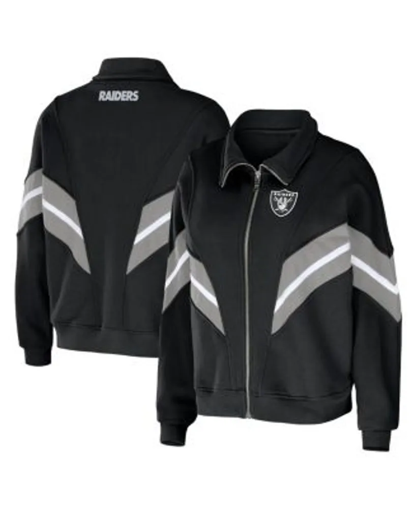 Women's New Era Black Las Vegas Raiders Tie Dye Fleece Full-Zip Hoodie