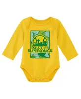 Infant Seattle SuperSonics Shawn Kemp Mitchell & Ness Green