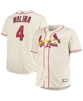 Women's Nike Yadier Molina Cream St. Louis Cardinals Alternate