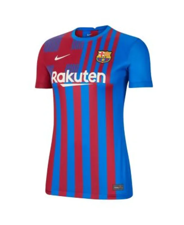 Women's Nike Blue Barcelona 2021/22 Third Breathe Stadium Replica Jersey