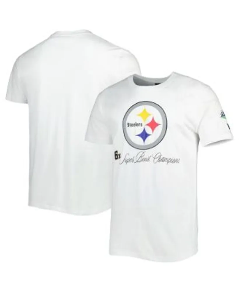 New Era Men's White Pittsburgh Steelers Historic Champs T-shirt