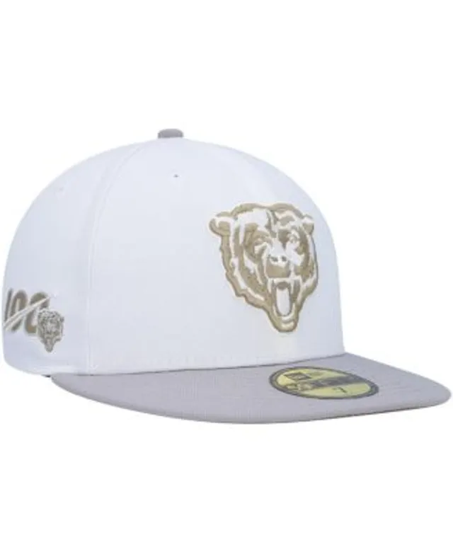 New Era Navy/Gold Chicago Bears 100th Anniversary 59FIFTY Fitted Hat