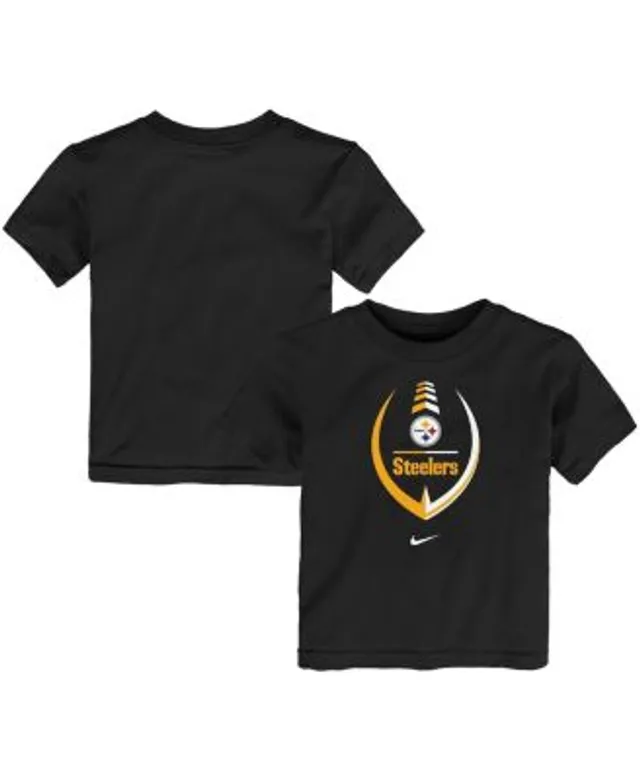 Mitchell & Ness Big Boys and Girls Troy Polamalu Black Pittsburgh Steelers  Caricature Graphic T-shirt - Macy's