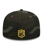 .com : New Era Men's Black Pittsburgh Steelers Camo 59FIFTY Fitted Hat  : Sports & Outdoors