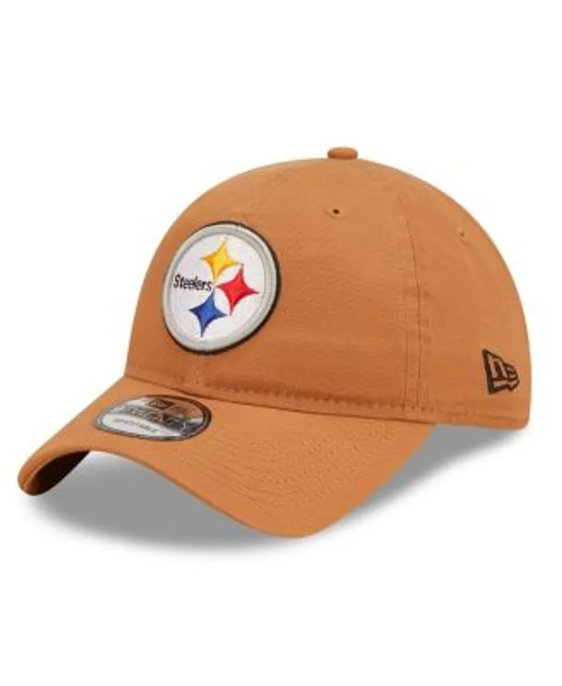 Men's New Era Cream/Black Pittsburgh Steelers 2022 Sideline Low Profile  59FIFTY Fitted Hat