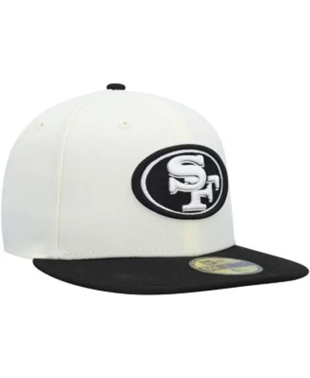 Men's San Francisco 49ers New Era White/Black Retro 9FIFTY