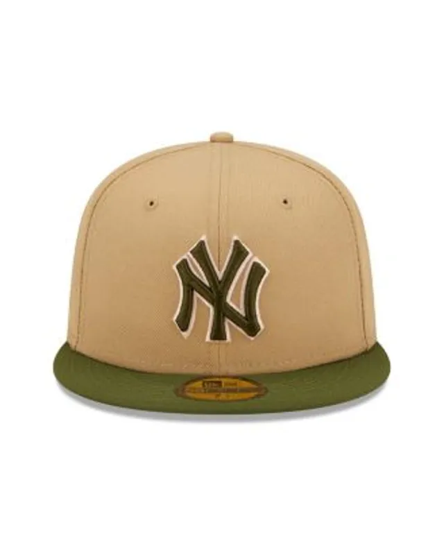 New Era Khaki New York Yankees Stone Dim Undervisor 59FIFTY Fitted Hat