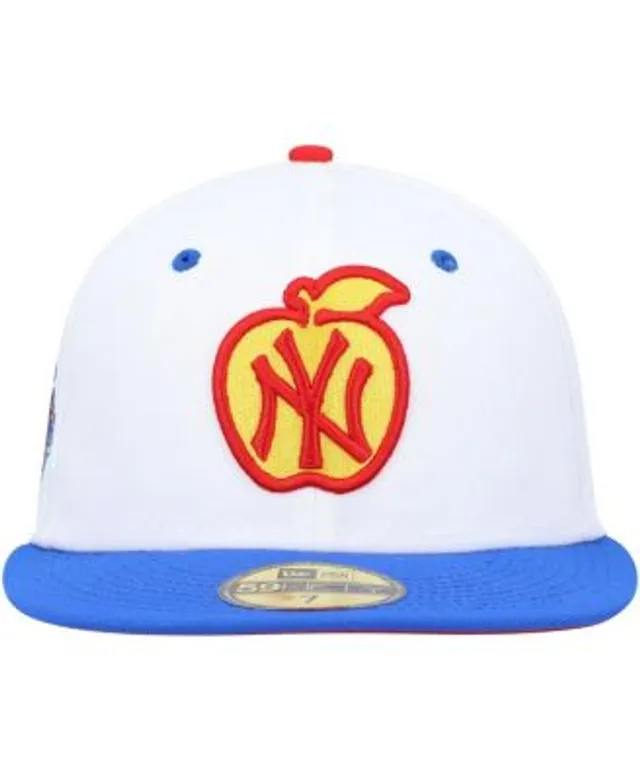 Men's New Era White/Royal Atlanta Braves 150th Anniversary Cherry Lolli 59FIFTY Fitted Hat