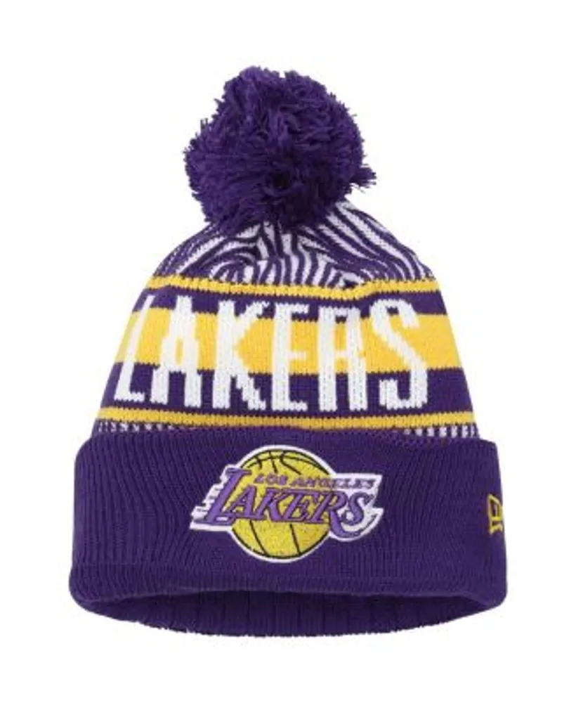 New Era Caps Los Angeles Lakers Knit Beanie Black