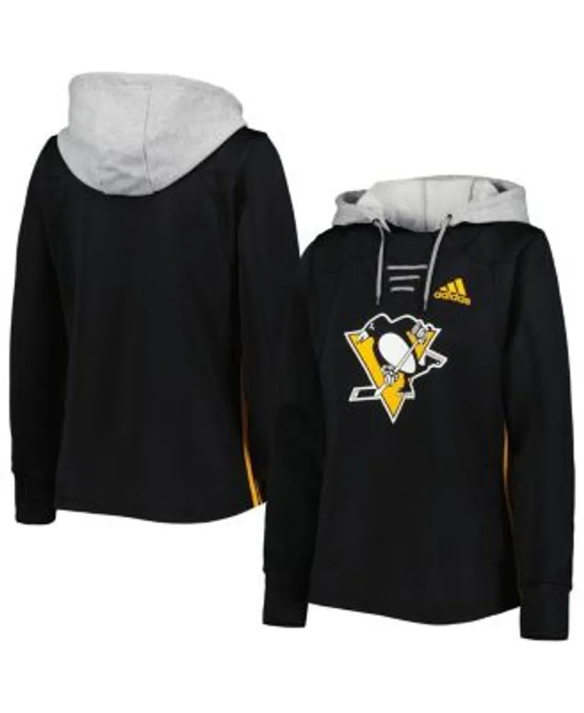 Pittsburgh Penguins Hoodie Men's NHL adidas zip up Hooded Sweatshirt size  medium