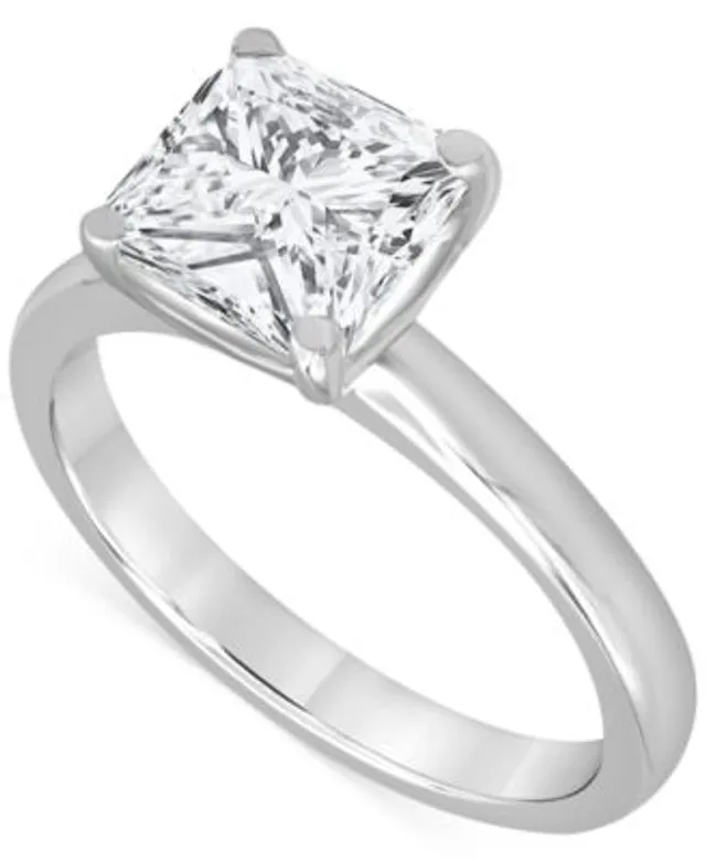 Badgley Mischka Certified Lab Grown Diamond Pear Solitaire Engagement Ring (4  ct. 14k Gold Westland Mall