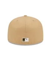 New Era Khaki Chicago White Sox Stone Dim Undervisor 59FIFTY Fitted Hat