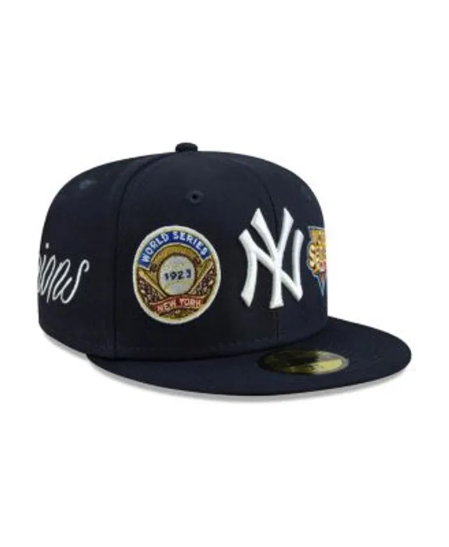 New York Yankees New Era Historic World Series Champions 59FIFTY Fitted Hat  - Navy