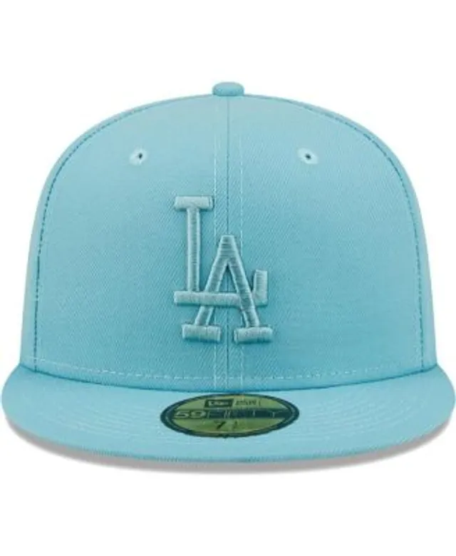 New Era Light Blue/Brown Los Angeles Dodgers 1988 World Series Beach Kiss 59FIFTY Fitted Hat