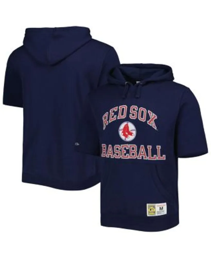 Youth Boston Red Sox Navy Cooperstown Collection Retro Logo Pullover Hoodie