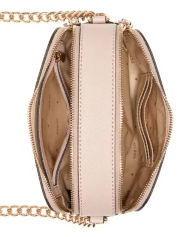 GUESS Noelle Small Double Compartment Chain Camera Crossbody - Macy's