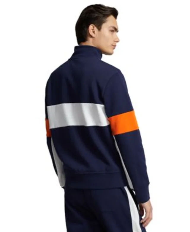 Lacoste Men's Regular Fit Monogram Print Zip Sweatshirt - Macy's