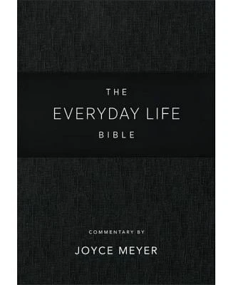 Everyday Life Bible: Black Leatherluxeâ®: The Power of Gods Word for Everyday Living by Joyce Meyer