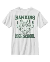 Men's Stranger Things Retro Hawkins High School Tiger Mascot