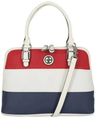 Rugby Saffiano Dome Medium Satchel, Created for Macy's 