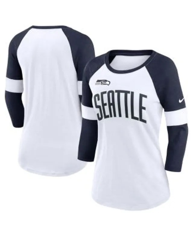 Toddler College Navy Seattle Seahawks Mesh Jersey V-Neck T-Shirt