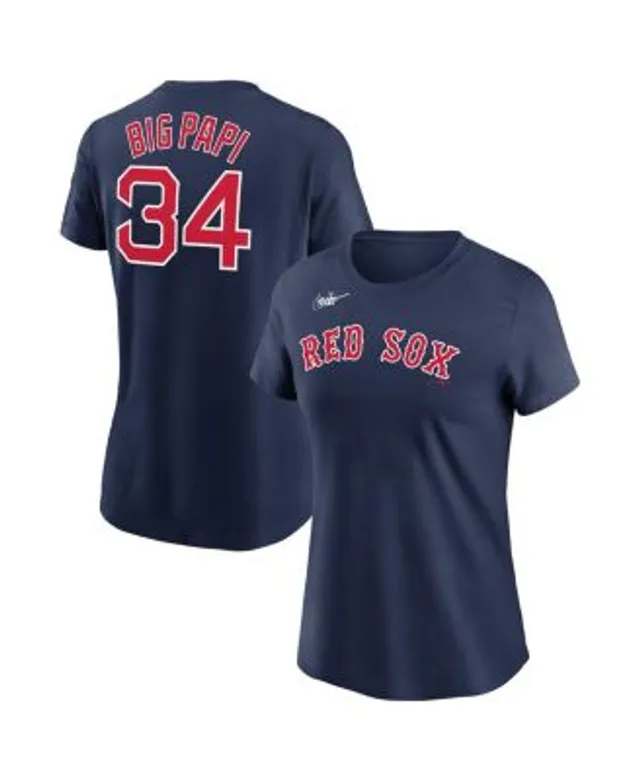 Nike Men's Boston Red Sox David Ortiz No.34 T-Shirt - Gray - M (Medium)