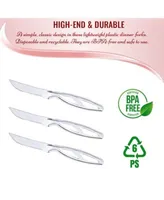 Smarty Had A Party Clear Disposable Plastic Steak Knives (360 Knives)