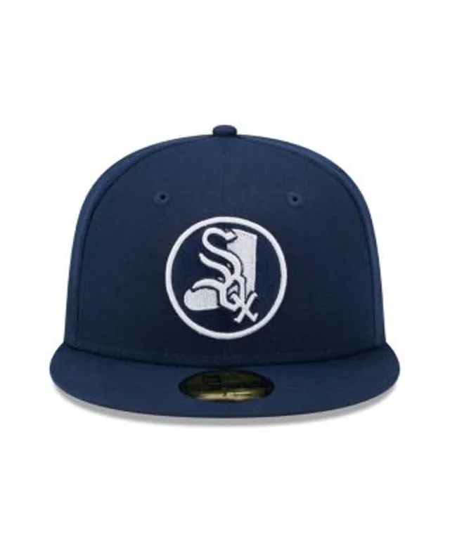 Chicago White Sox New Era Cooperstown Collection Oceanside Green Undervisor  59FIFTY Fitted Hat - Navy