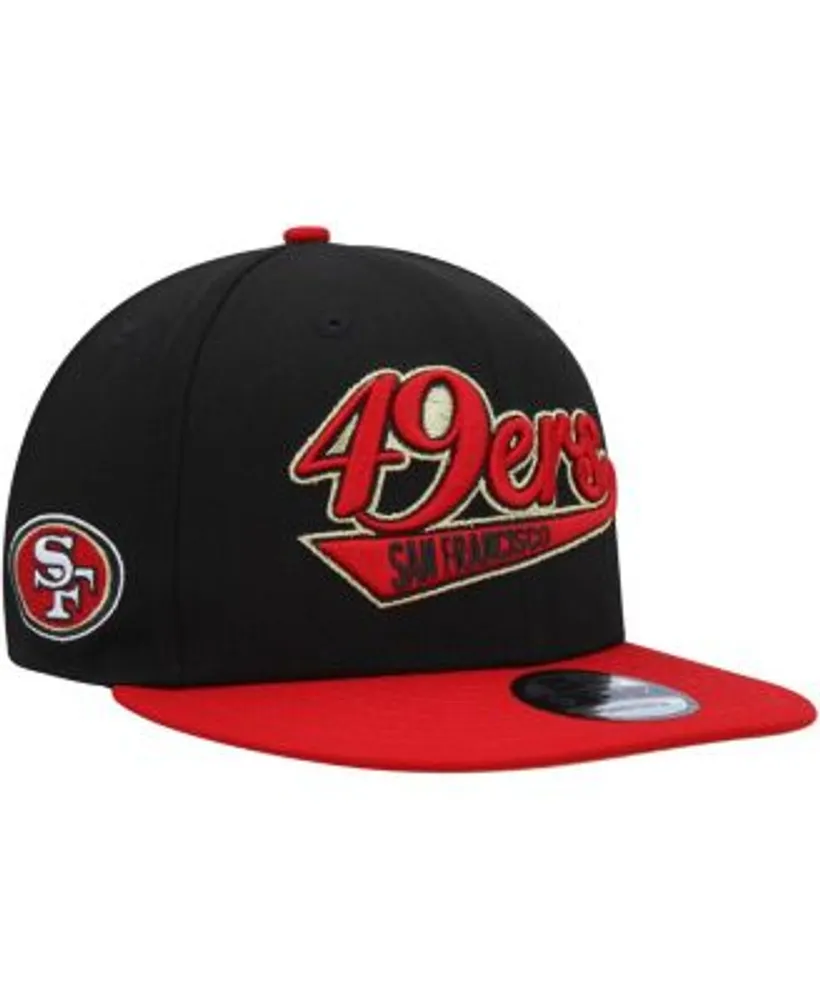 San Francisco 49ers New Era Black on Black 9FIFTY Snapback Hat