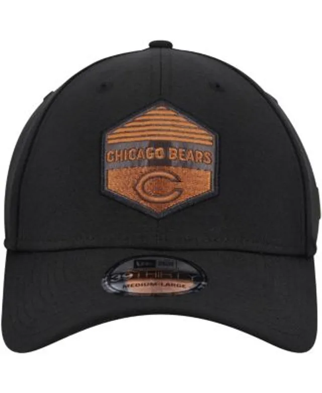 New Era Men's Black Chicago Bears 2022 Sideline 39THIRTY Flex Hat