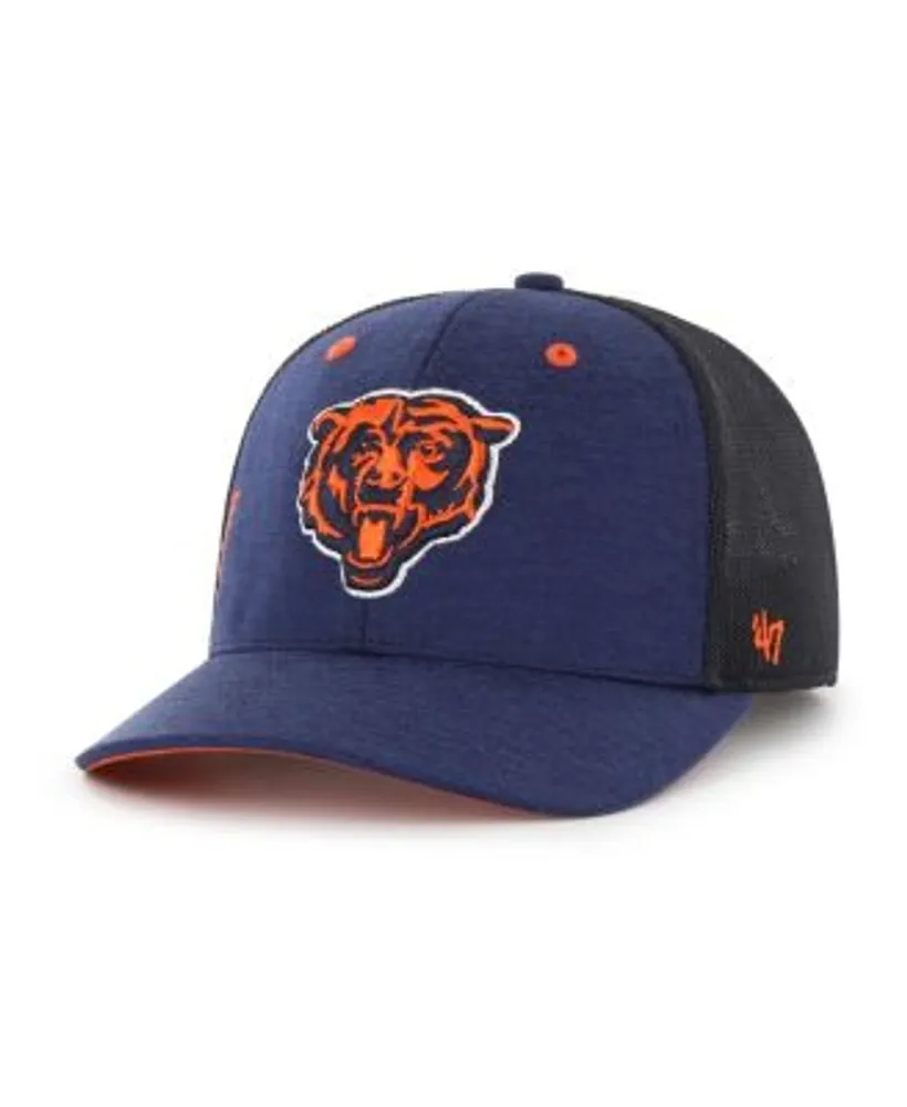 Men's '47 Navy/White Chicago Bears Trophy Trucker Flex Hat