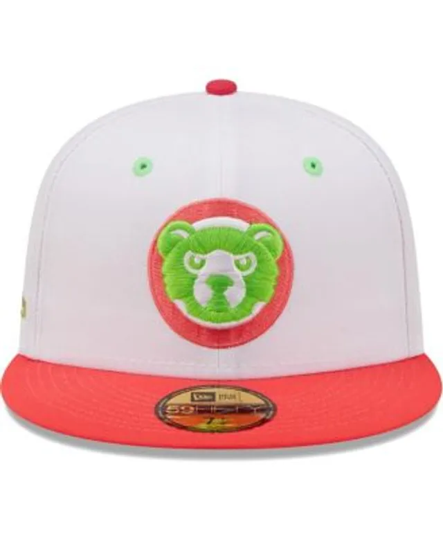Atlanta Braves New Era 1995 World Series Strawberry Lolli 59FIFTY Fitted Hat  - White/Coral