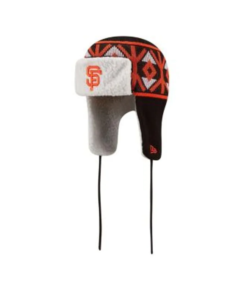 Youth New Era Black San Francisco Giants Pattern Bucket Hat