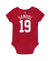 San Francisco 49ers Newborn & Infant Little Champ Three-Piece Bodysuit, Bib  & Booties Set - Scarlet/Gold