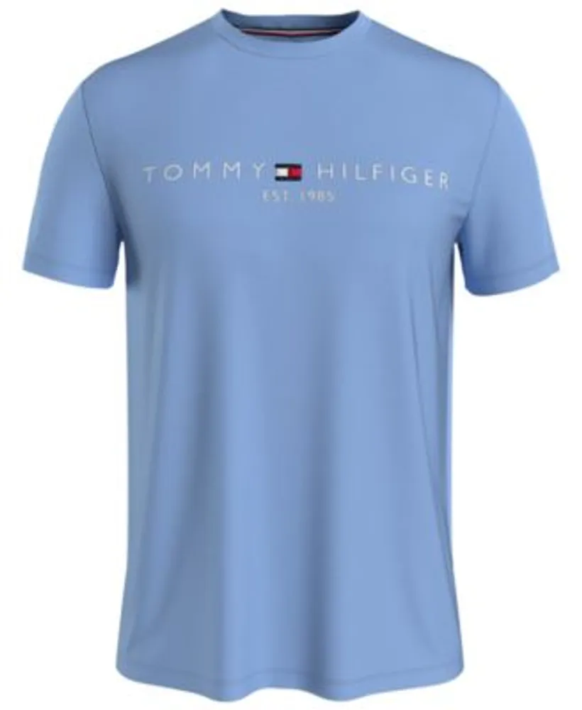 nooit Bedachtzaam Grijpen Tommy Hilfiger Men's Logo-Print Slim-Fit T-Shirt | The Shops at Willow Bend
