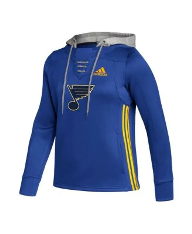 Men's adidas Blue St. Louis Blues Skate Lace Primeblue Team Pullover Hoodie