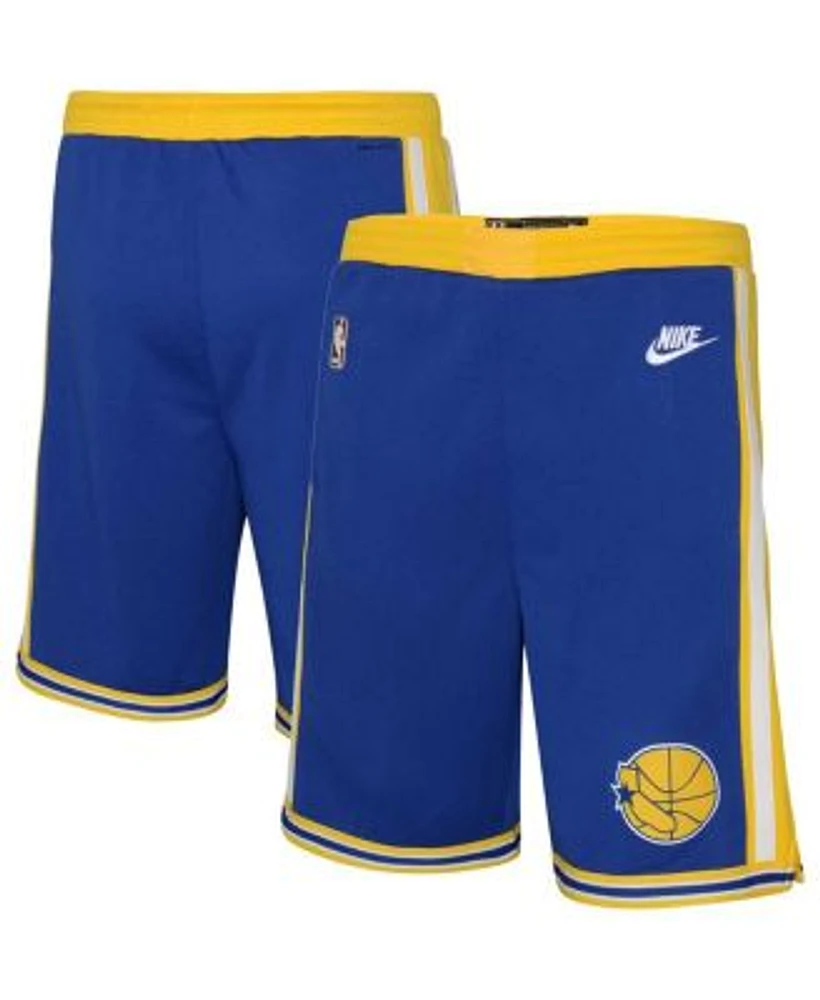 Men's Los Angeles Lakers Nike Royal Hardwood Classics Swingman Performance  Shorts