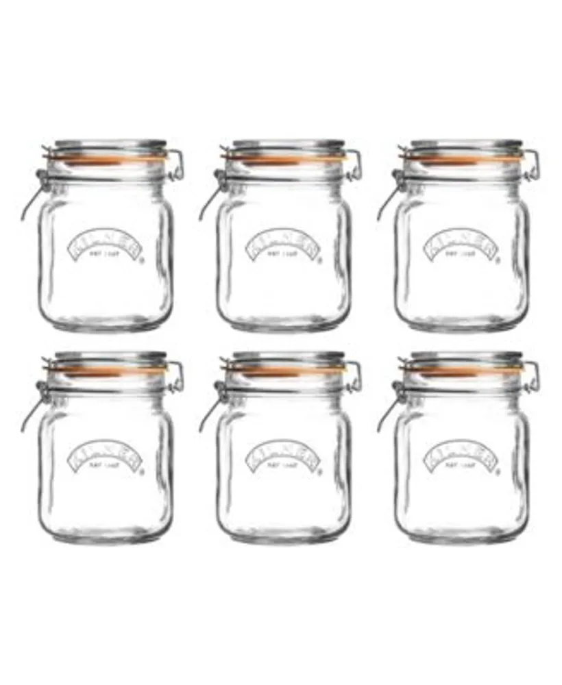 Kilner 17-Oz. Round Clip-Top Jars, Set of 6