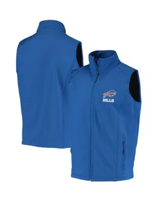 Women's Buffalo Bills Royal Houston Fleece Full-Zip Vest