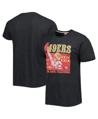 San Francisco 49ers '47 Women's Team Regional Ultra Rival V-Neck T-Shirt -  Black