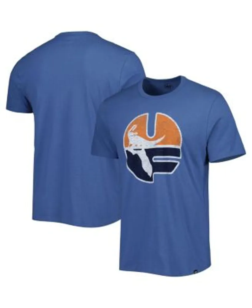 Florida Gators Women's Distressed Blue Football T'Shirt