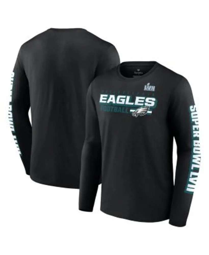 Men's Fanatics Branded Black Philadelphia Eagles Super Bowl LVII Varsity  Roster T-Shirt