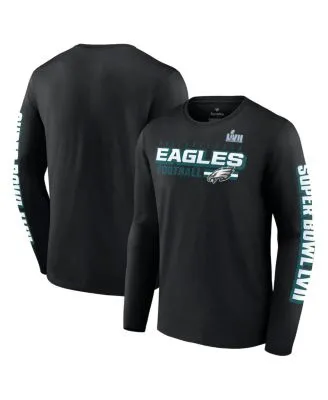 Nike Men's Nike A.J. Brown Black Philadelphia Eagles Super Bowl LVII Name &  Number Long Sleeve T-Shirt