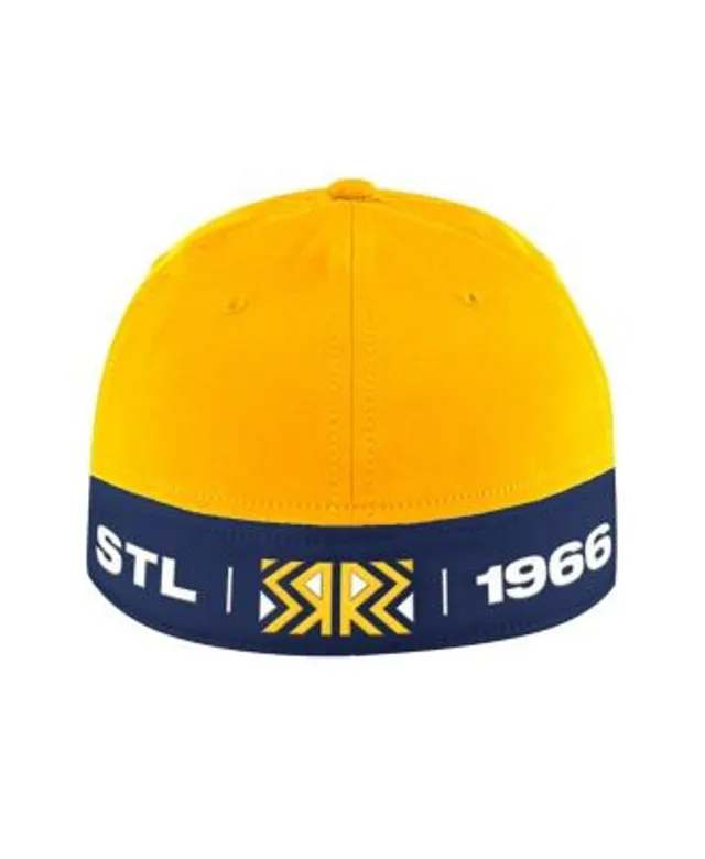 ST. LOUIS BLUES ADIDAS SLOUCH FLEX FIT HAT - NAVY