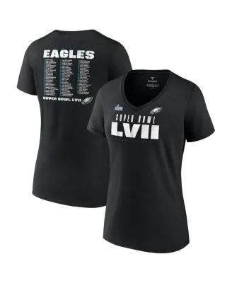 Women's Fanatics Branded Heather Gray Philadelphia Eagles Super Bowl LVII  Raise The Bar Tri-Blend Half