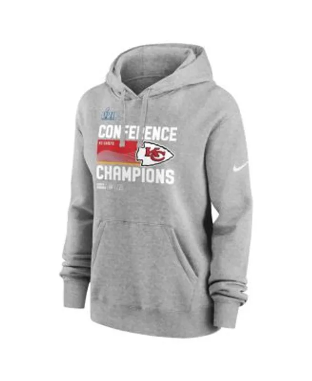 Men's Nike Heather Gray Kansas City Chiefs 2022 AFC Champions Locker Room  Trophy Collection Pullover Hoodie