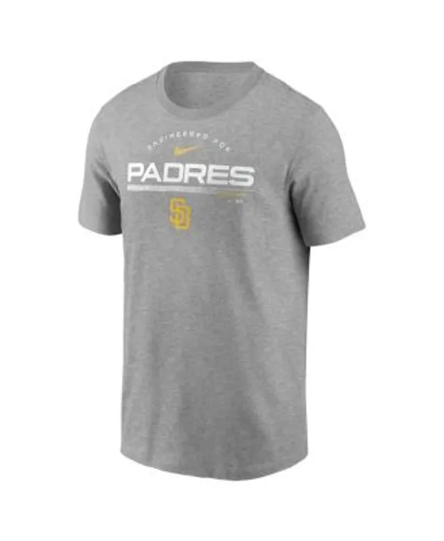 Men's Pro Standard Gray San Diego Padres Team Logo T-Shirt Size: 3XL