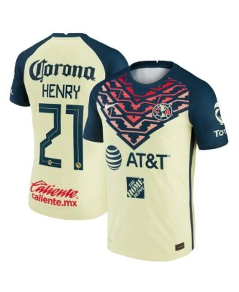 Nike Men's Henry Martin Yellow Club America 2021/22 Home Vapor