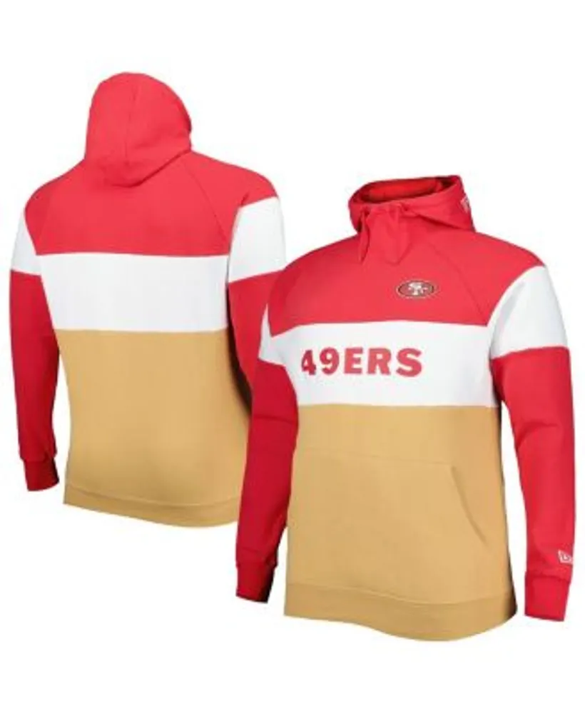 San Francisco 49ers Nike Surrey Legacy Pullover Hoodie - Heathered  Charcoal/Scarlet